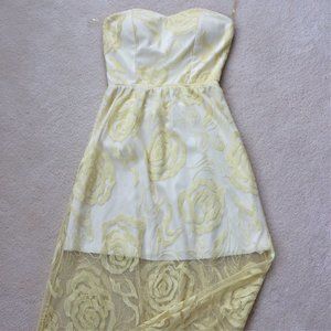 Sweetheart Strapless Lace Maxi Dress (S/2)